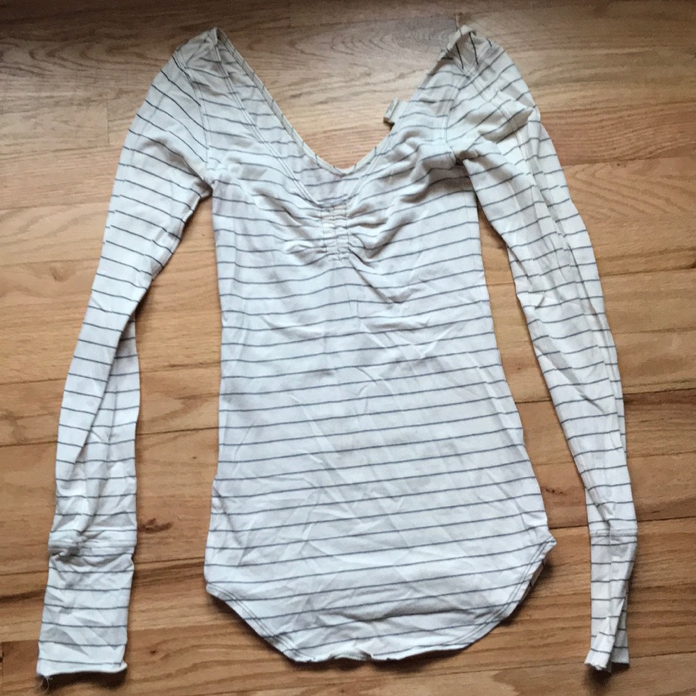 Free People striped shirt